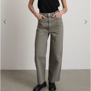 NWT B sides jeans easy jean olive overdye size 27